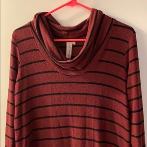 Allison Joy cowl neck tunic top